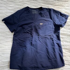 Figs Women’s Navy Scrub Top